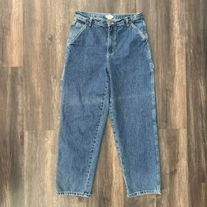 Vtg Cherokee Carpenter Jeans Relaxed High Rise Size 10 Women's Pants Blue Denim